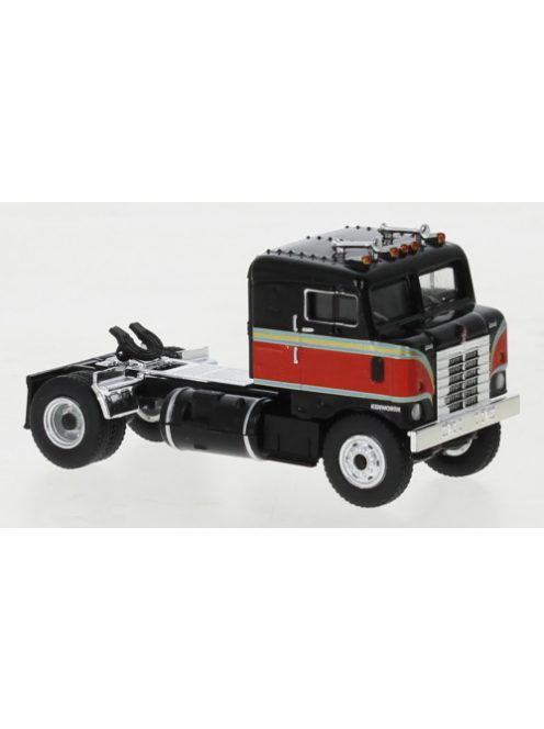 Brekina - Brekina, Kenworth Bullnose, schwarz/rot, 1950, 1:87