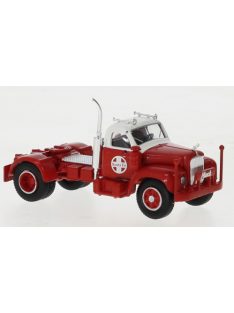   Brekina - Brekina, Mack B 61, rot/weiss, 1953, Santa Fe, 1:87