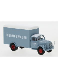   Brekina - Brekina, Borgward B 4500 Koffer, 1951, blaugraue Spedition, 1:87