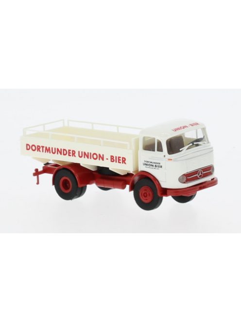 Brekina - Mercedes LP 328 Bierpritsche, 1960, Dortmunder Union Bier, 1:87