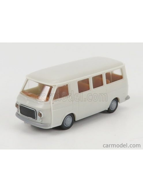 Brekina Plast - Fiat 238 Minibus 1969 Light Grey