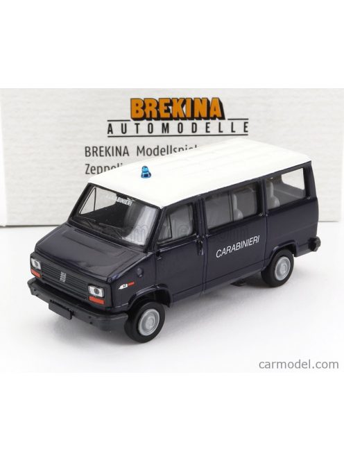 Brekina Plast - Fiat Ducato Minibus Carabinieri 1981 Blue White