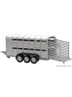   Britains - Ifor Livestock Trailer - Trasporto Animali Bestiame Silver White