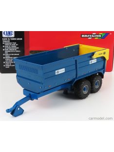   Britains - Kane Trailer Carrello Cassone Ribaltabile 2-Assi Blue Yellow