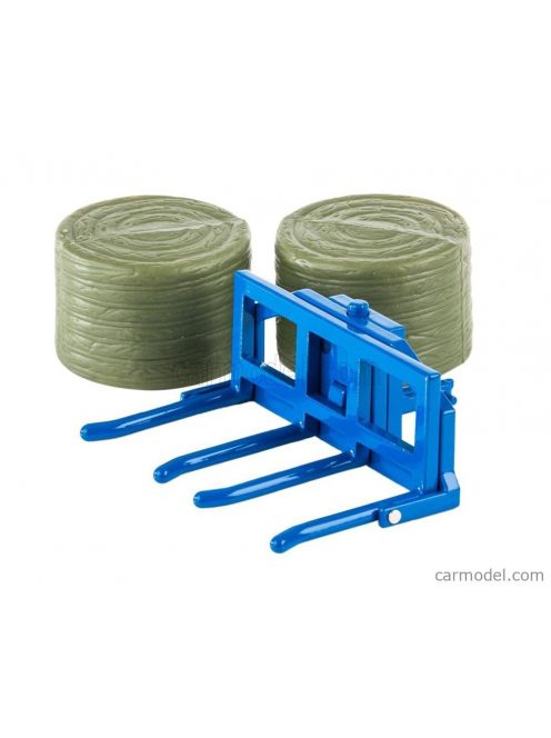 Britains - Accessories Fleming Double Bale Lifter - Balla Di Fieno Blue