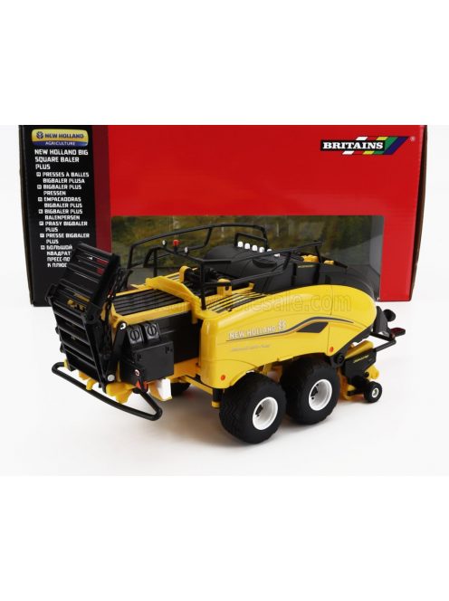 Britains - NEW HOLLAND TRAILER BIG SQUARE BALER PLUS YELLOW BLACK