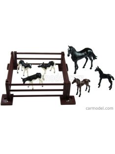   Britains - Accessories Set Baby Animal With Horse And Hurdle Various