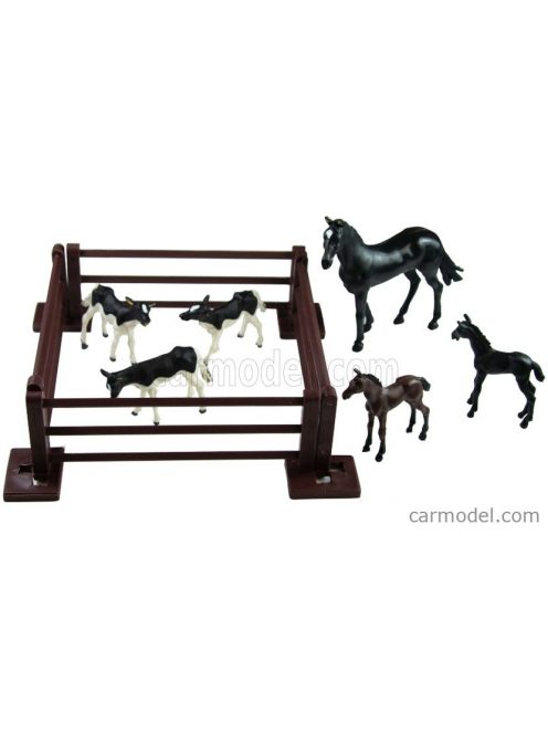 Britains - Accessories Set Baby Animal With Horse And Hurdle Various