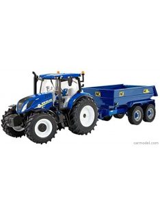   Britains - New Holland T6.175 Closed Tractor With Nc Trailer 2020 Blue