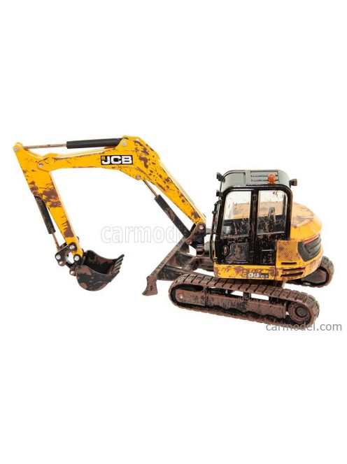 Britains - Jcb 86C-2 Escavatore Cingolato Tractor 2012 - Excavator Yellow Black Mood