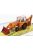 Britains - Jcb 3C Mark Iii Ruspa Gommata Tractor - Scraper Yellow Brown