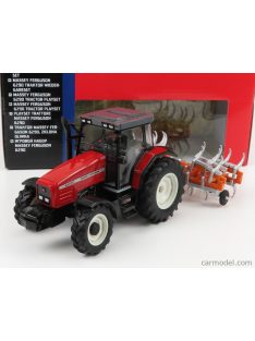   Britains - Massey Ferguson 6290 Tractor With Trailer 2012 Red Orange