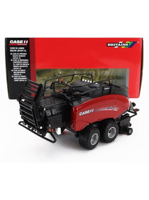 Britains - CASE-IH TRAILER LN434 LARGE BALER - RED BLACK