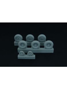 Brengun - Spitfire 4 spoke wheels set (3 types of tires)