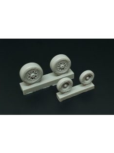 Brengun - 1/48 F/A-18 Wheels resin set of wheels