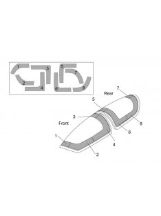 Brengun - DG-1000S Glider Canopy mask (BRENGUN kit)