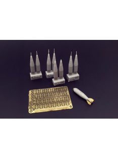   Brengun - 1/72 US bomb 250-lb AN-M57A1 resin set of US bombs (8pcs)