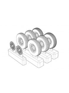 Brengun - P-47N Wheels (3 type of pattern)