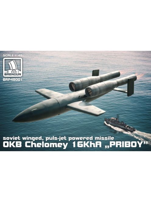 Brengun - 1/48 OKB Chelomey 16KhA PRIBOY missile plastic construction kit of soviet missile