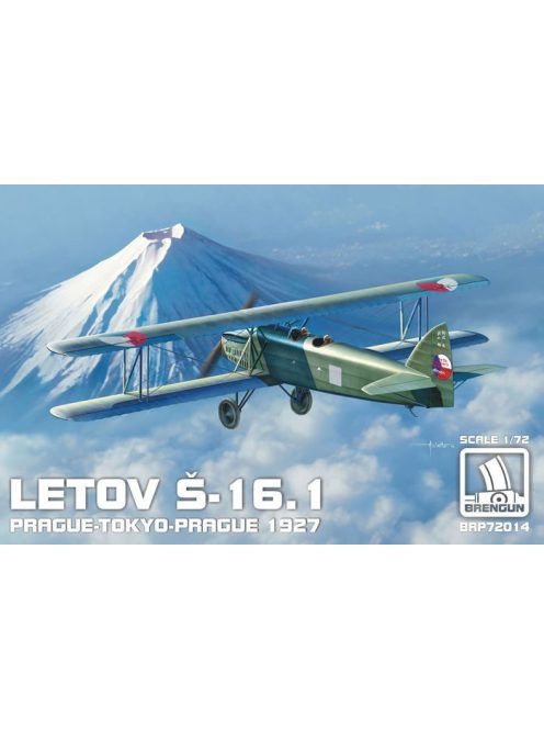 Brengun - 1/72 Letov S-16 1 Prague-Tokyo-Prague Plastic kit with PE parts