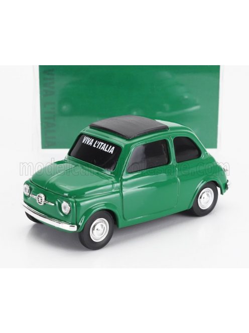 Brumm - FIAT 500 1965 - VIVA L'ITALIA - GIORNATA DELL' UNITA' NAZIONALE E DELLE FORZE ARMATE GREEN