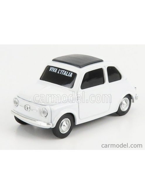 Brumm - Fiat 500 1965 - Viva L'Italia 150Th Anniversario Italia 1861 - 2011 White