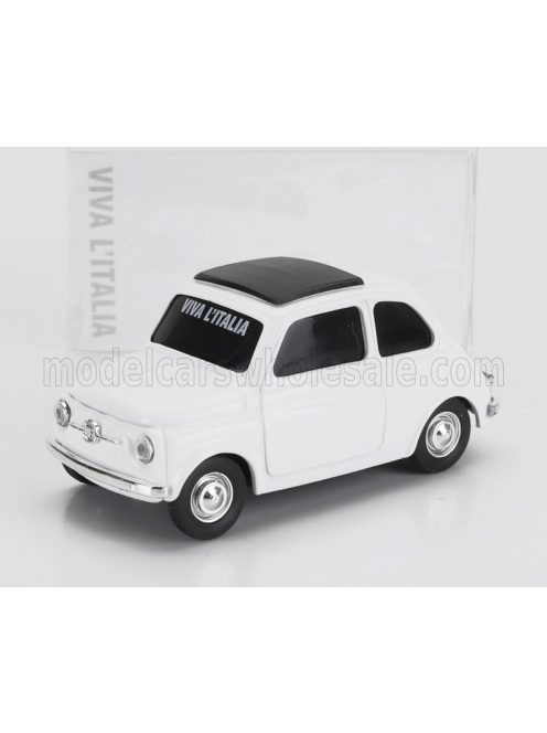 Brumm - FIAT 500 1965 - VIVA L'ITALIA - GIORNATA DELL' UNITA' NAZIONALE E DELLE FORZE ARMATE WHITE