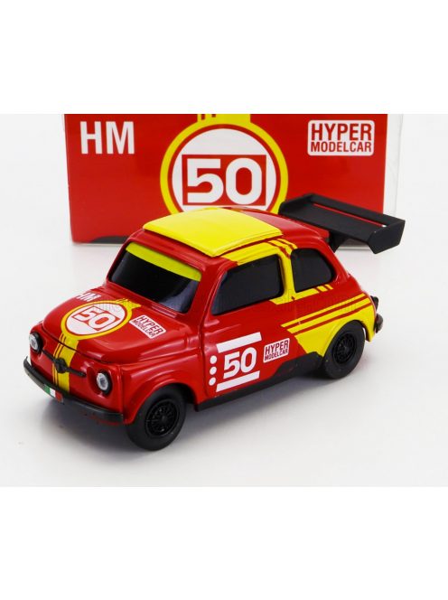 Brumm - FIAT 500 BRUMS N 50 HM HYPER MODELCAR 2024 RED YELLOW BLACK