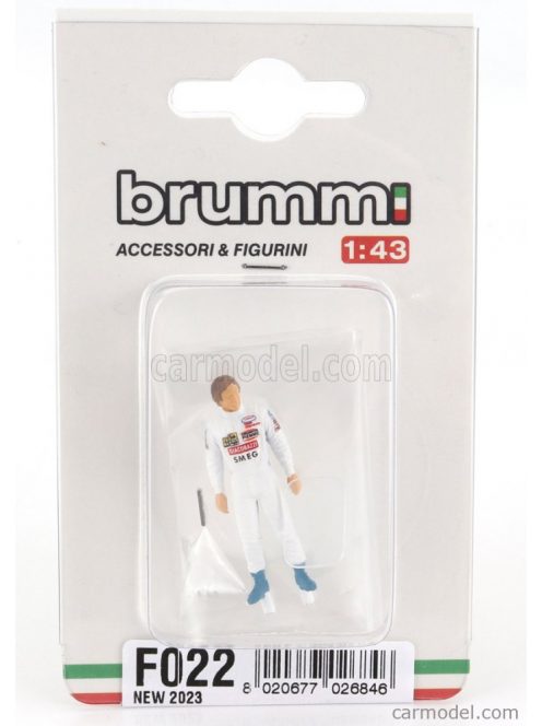 Brumm - Figures F1 Driver Gilles Villeneuve Ferrari 1981 White