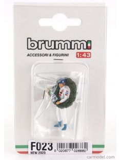   Brumm - Figures F1 Driver Gilles Villeneuve Ferrari Winner Gp 1981 White