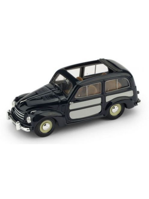 Brumm - Brumm, Fiat 500C Belvedere, dunkelblau/hellgrau, 1951, 1:43