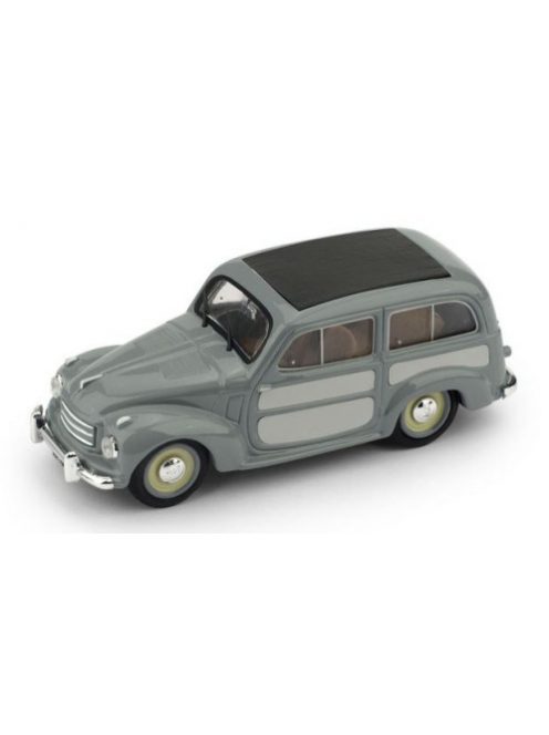 Brumm - Brumm, Fiat 500C Belvedere, grau/hellgrau, 1951, 1:43