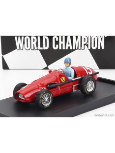   Brumm - Ferrari F1 500 F2 N 15 World Champion Winner English Gp Alberto Ascari 1952 - With Driver Figure Red