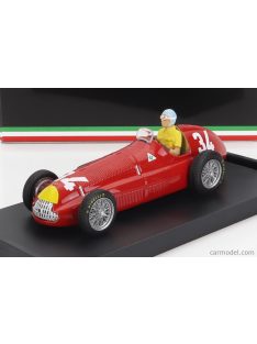   Brumm - Alfa Romeo F1 158 N 34 World Champion Winner Monaco Gp Nino Farina 1950 - With Driver Figure Red