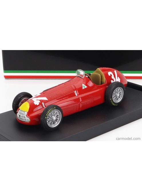 Brumm - Alfa Romeo F1 158 N 34 World Champion Winner Monaco Gp Nino Farina 1950 Red