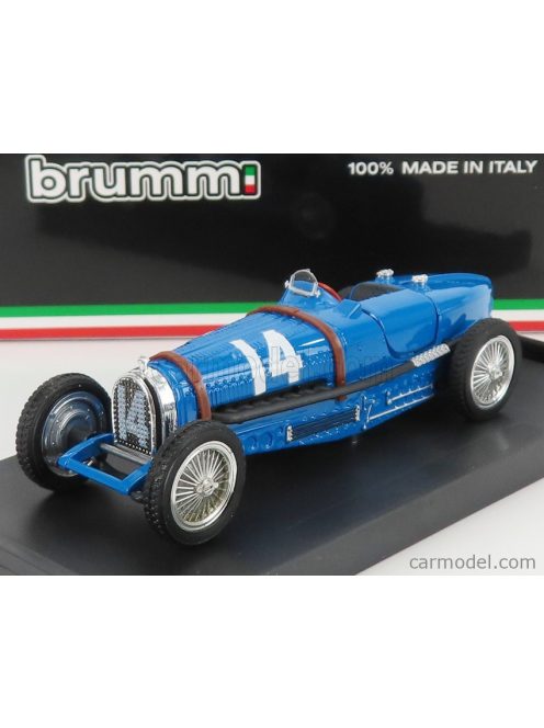 Brumm - Bugatti F1 Tipo 59 N N 14 France Gp 1934 Tazio Nuvolari Bluette