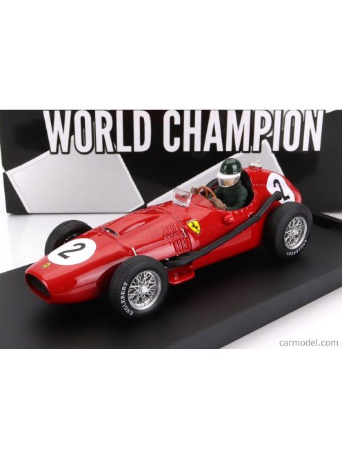 Brumm - Ferrari F1 Dino 246 N 2 2Nd British Gp Mike Hawthorn 1958 World Champion - With Driver Figure Red