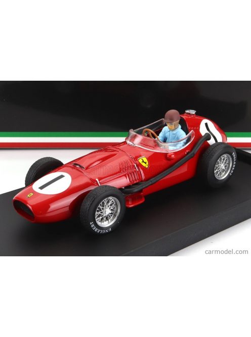 Brumm - Ferrari F1 Dino 246 N 1 Winner British Gp 1958 P.Collins - With Driver Figure Red