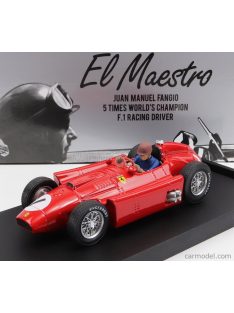   Brumm - Ferrari F1 Lancia D50 N 1 Winner British Gp Juan Manuel Fangio 1956 World Champion - With Driver Figure Red