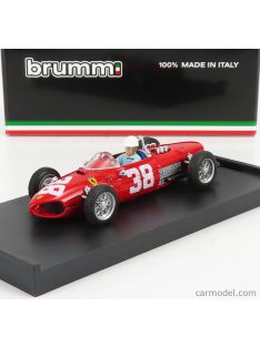   Brumm - Ferrari F1 156 N 38 3Rd Monaco Gp Phil Hill 1961 World Champion - With Driver Figure Red