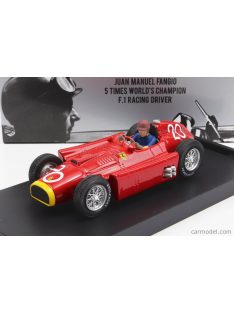   Brumm - Ferrari F1 D50 N 20 2Nd Monaco Gp Juan Manuel Fangio 1956 World Champion - With Driver Figure Red