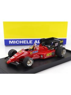   Brumm - FERRARI F1 126C4 N 27 WINNER BELGIUM GP 1984 MICHELE ALBORETO - WITH DRIVER FIGURE RED BLACK