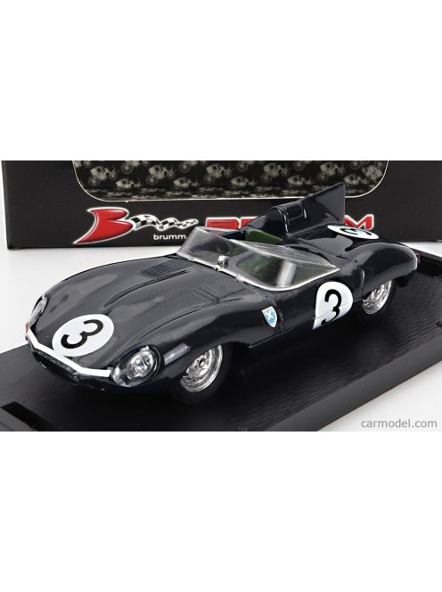 Brumm - Jaguar D-Type Team Ecurie Ecosse N 3 Winner 24H Le Mans 1957 R.Flockhart - I.Bueb Blue Met