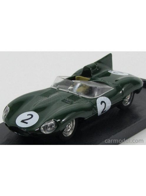 Brumm - Jaguar D-Type N 2 24H Le Mans 1956 Paul Frere Green