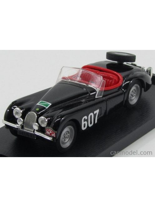 Brumm - Jaguar Xk 120 Spider N 607 Rally Delle Alpi 1953 Black