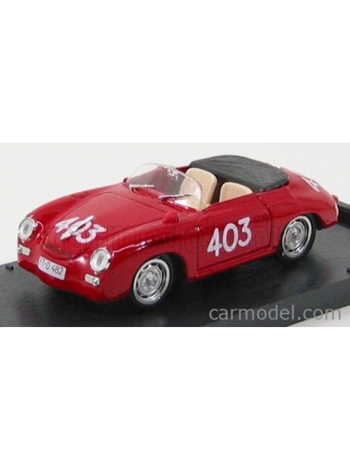 Brumm - Porsche 356 Speedster N 403 Mille Miglia 1952 Red