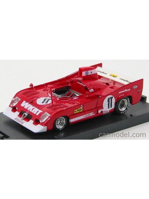 Brumm - Alfa Romeo 33Tt 12 N 1 T Prova 1000Km Monza 1975 Pescarolo - Bell Red