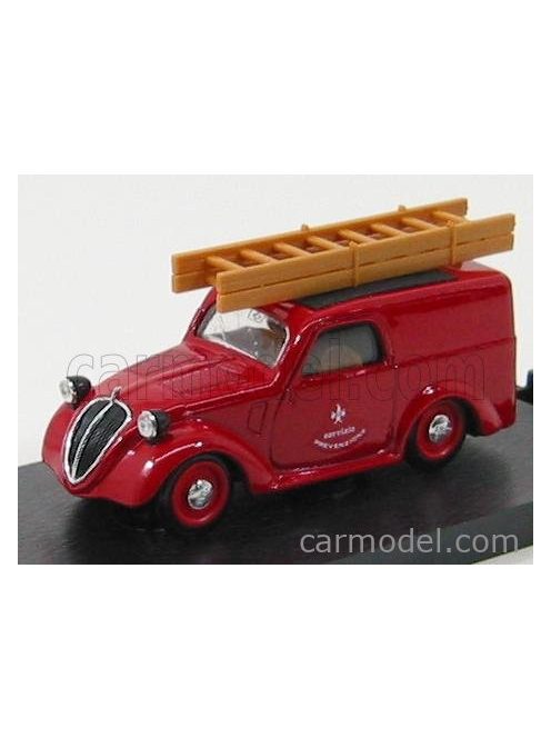 Brumm - Fiat 500B Van Vigili Del Fuoco Servizio Prevenzione 1946 Red