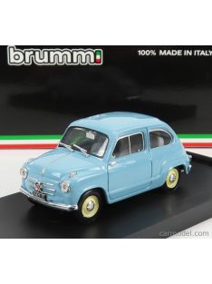   Brumm - Fiat 600 Berlina I Series 1955 Azzurro Cenere - Light Blue