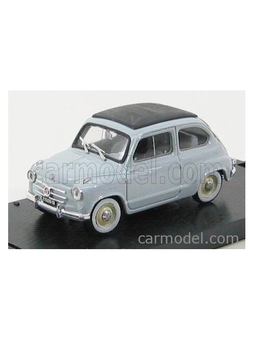 Brumm - Fiat 600 1956 Tetto Chiuso - Closed Roof Grigio Perla